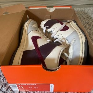 Vintage Men’s Nike Dunks High - Air Show Elite MVP, Pro Blue, white size 10*